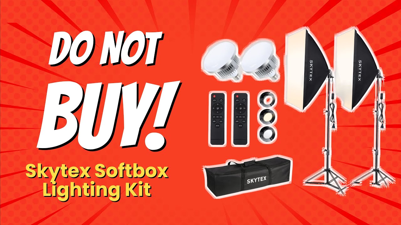 DON'T BUY Skytex Softbox Lighting Kit BEFORE WATCHING THIS VIDEO (6 Reasons)