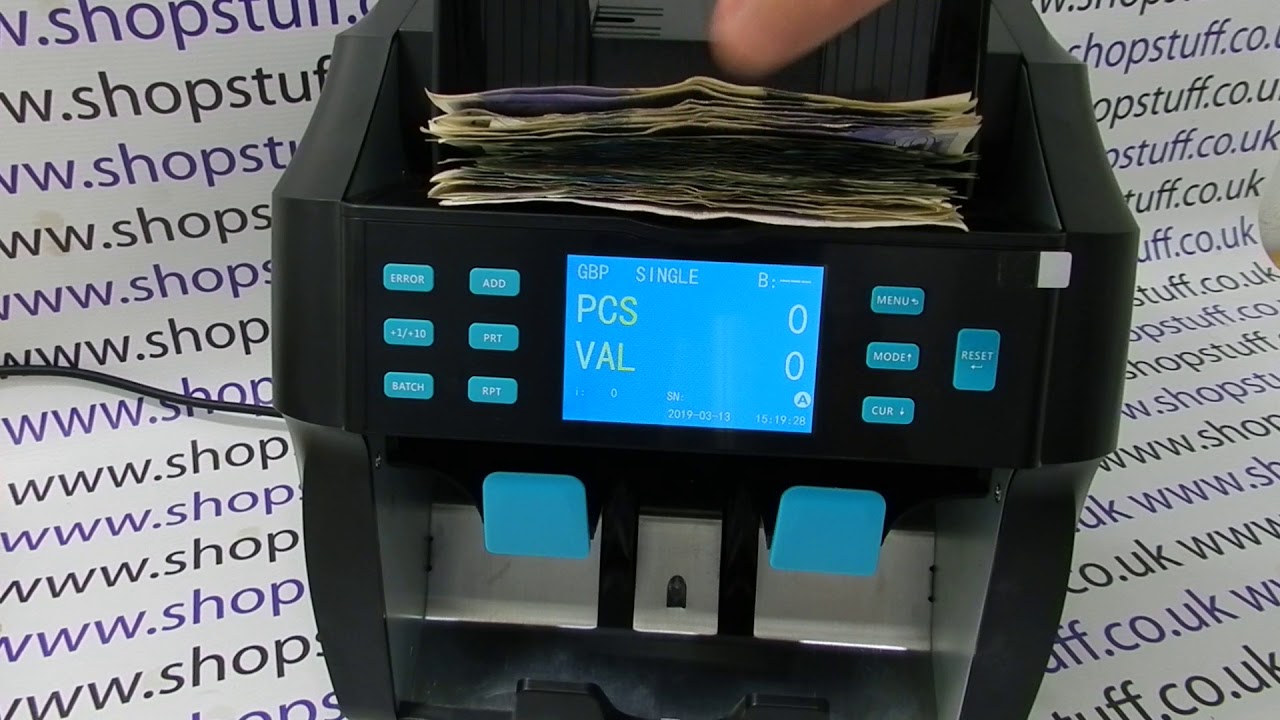 NCS4000 Mixed Note Value Bank Note Currency Counter Demonstration & Operational Tutorial