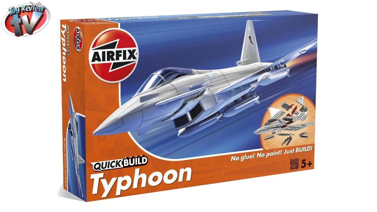 Airfix Quick Build Eurofighter Typhoon Construction Kit Toy Review