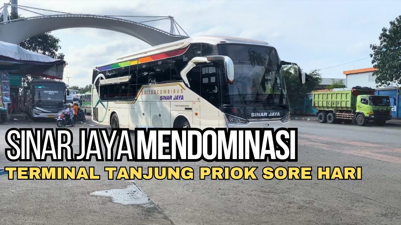 Hunting Terminal Tanjung Priok | Sinar Jaya Mendominasi Keberangkatan Sore