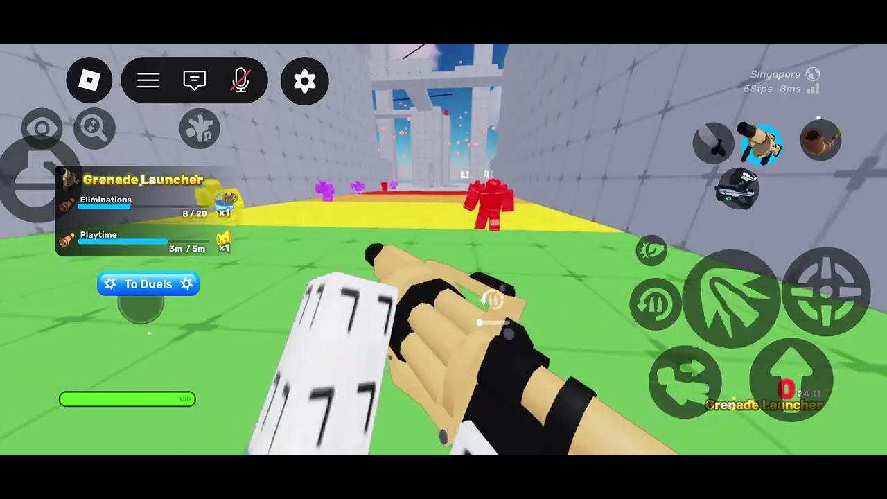 day one of training my aim in rivals