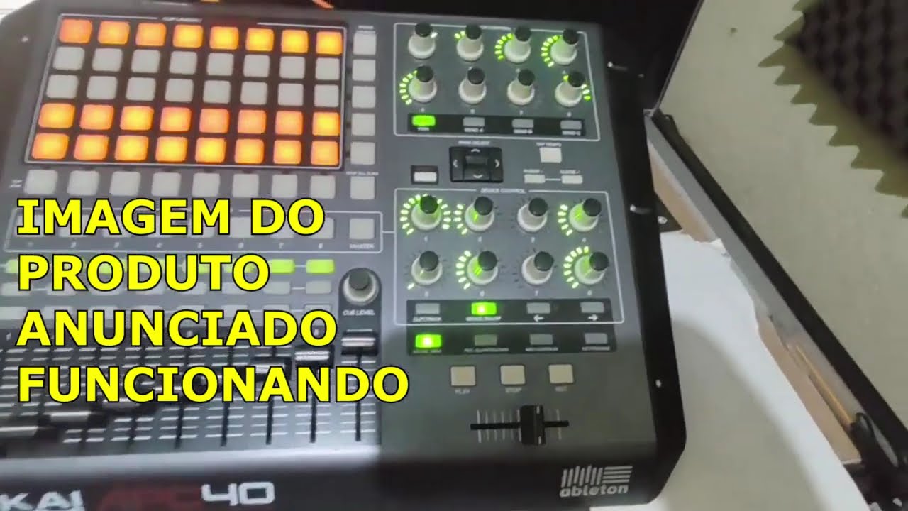 Akai Apc40 Ableton Controladora Profissional  link ML no primeiro coment&aacute;rio fixado