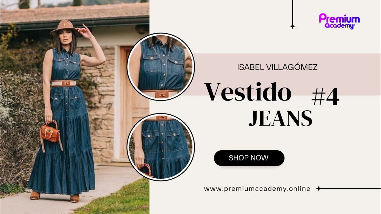 VESTIDO JEANS #4 - ISABEL VILLAGÓMEZ