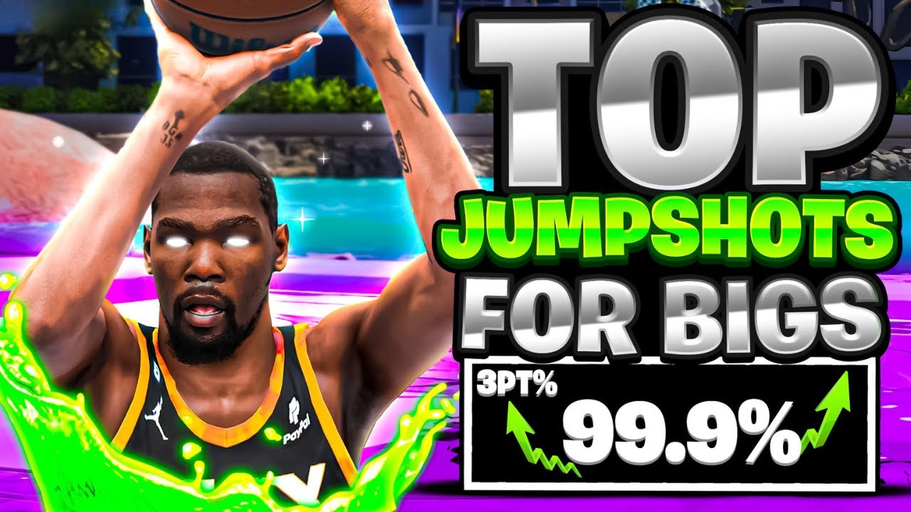 Топ-3 прыжковых броска для игроков ростом 6 футов 10 дюймов и выше в NBA 2K25!