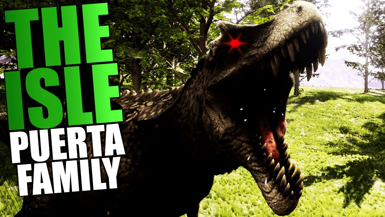 The Isle - HYPERENDOCRIN REX HUNTS DOWN BABY PUERTA & ITS FAMILY, HYPO REX - The Isle Gameplay