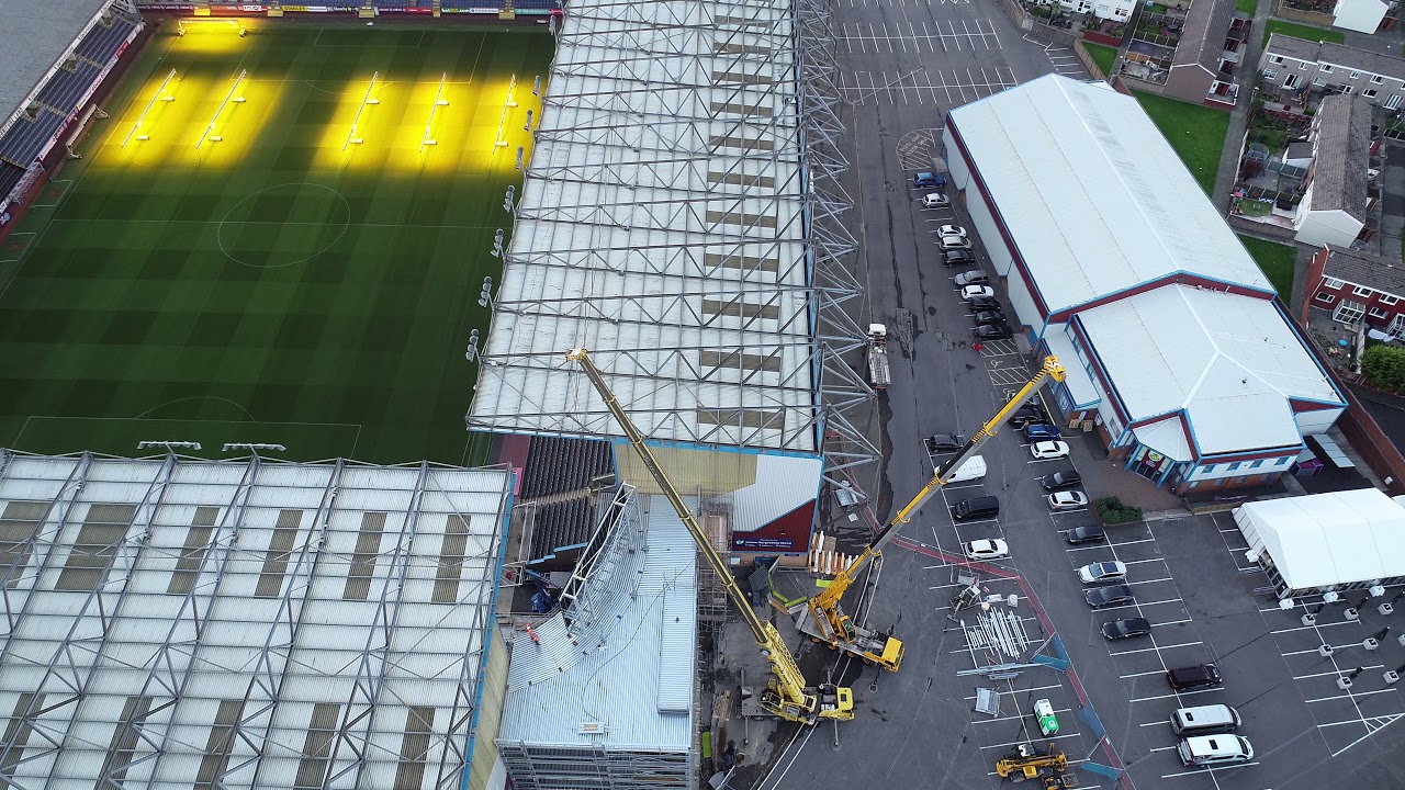 Burnley FC disabled stand facility - Barnfield Construction Limited