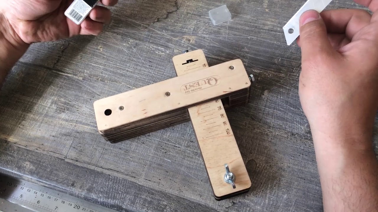 Ремнерез из фанеры своими руками + FREE PDF. How to make a wood strаp cutter + FREE PDF