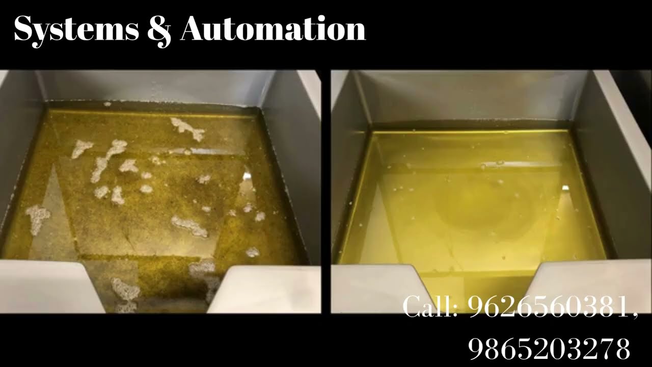 Fried Cooking Oil Filter Machine. @systemsautomation6210