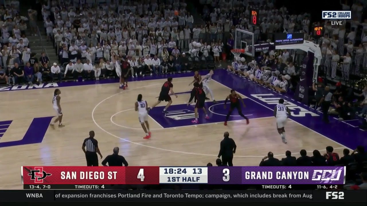 HIGHLIGHTS: San Diego State at Grand Canyon Men's Basketball 1/21/2026