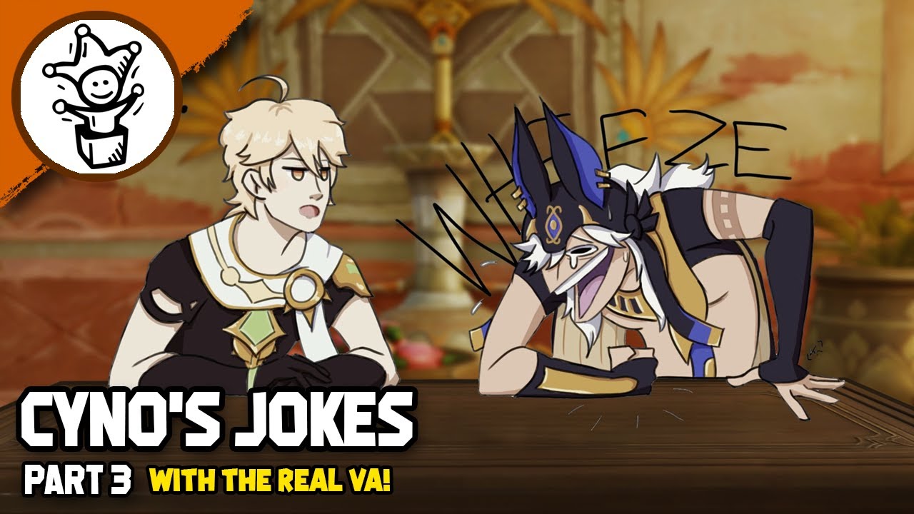 Cyno's DAD JOKES with En VA! (Part 3) | Genshin Impact