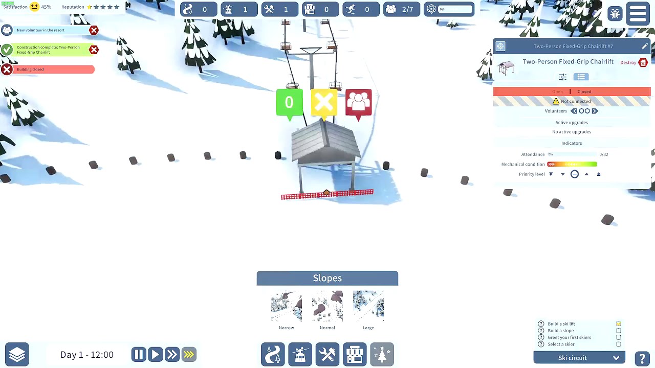 Snowtopia: Ski Resort Tycoon Gameplay Tutorial