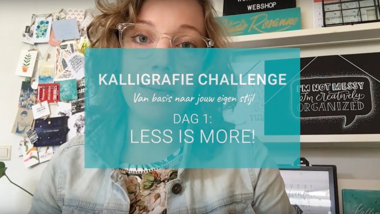Kalligrafie challenge: Van basis naar jouw eigen stijl [DAG 1]