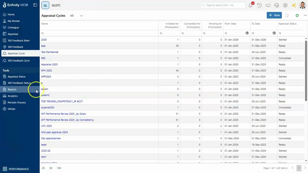 employee performance appraisal cycle