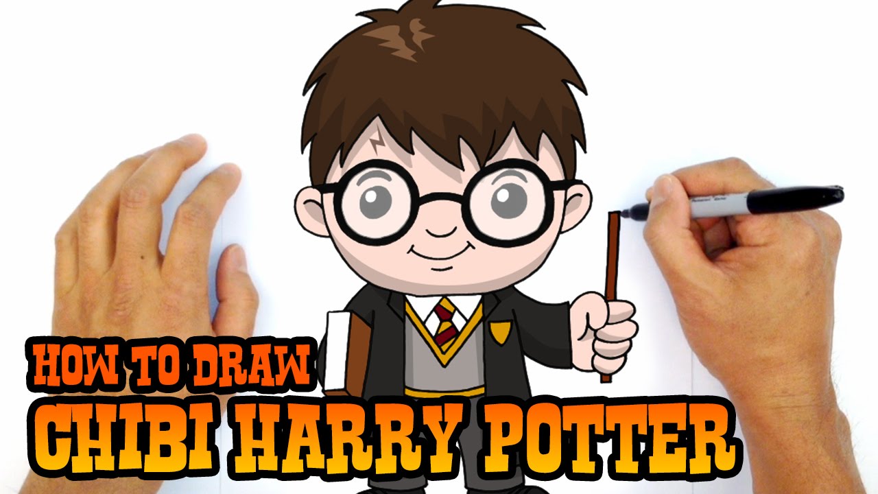 How to Draw Harry Potter | Cartooning Club Tutorial