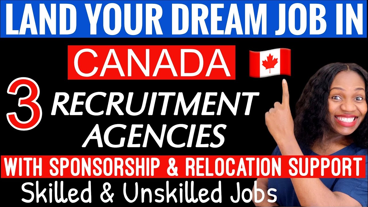 NEW | CANADA WORK PERMIT | NO PROOF OF FUNDS |RECRUITMENT AGENCIES HIRING FOREIGN WORKERS-APPLY NOW