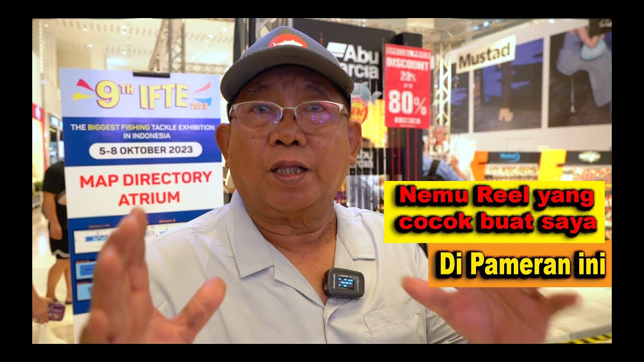 Lihat Pameran Alat Pancing 2023, Ada Reel Yang Cocok Banget Untuk Saya!