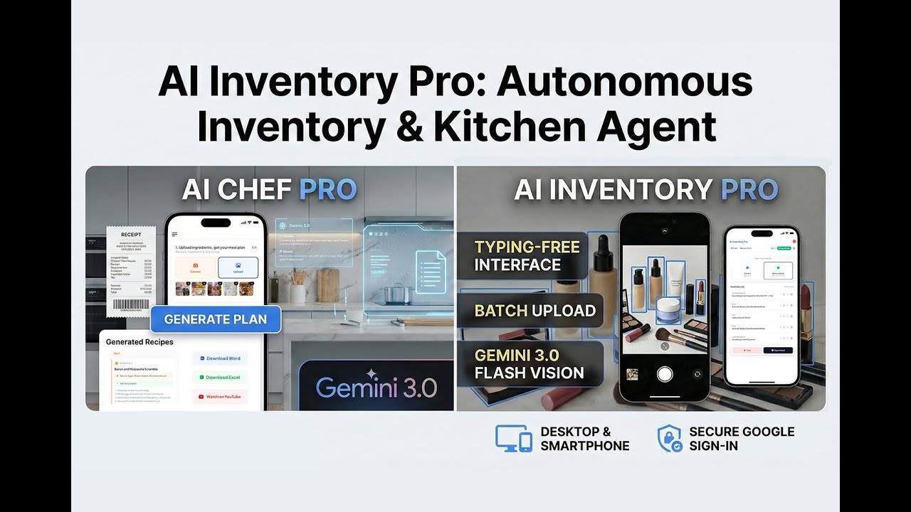 AI Inventory Pro: The Autonomous Inventory & Kitchen Agent (Developer Demo with CC)