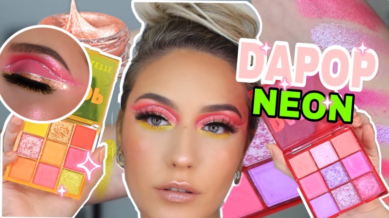 PROBANDO LO NUEVO DE DAPOP // NEON PALETTE , ILUMINADOR JELLY, LABIALES...