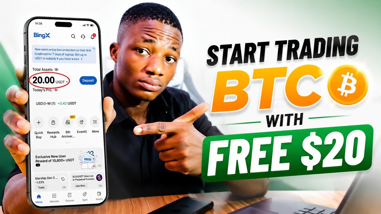 BingX Tutorial: How to Claim Your Free $20 Bitcoin Bonus (2026)