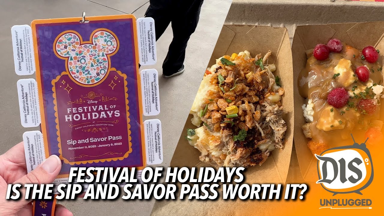 Is the Sip and Savor Pass at Festival of Holidays Worth It? | Disney California Adventure