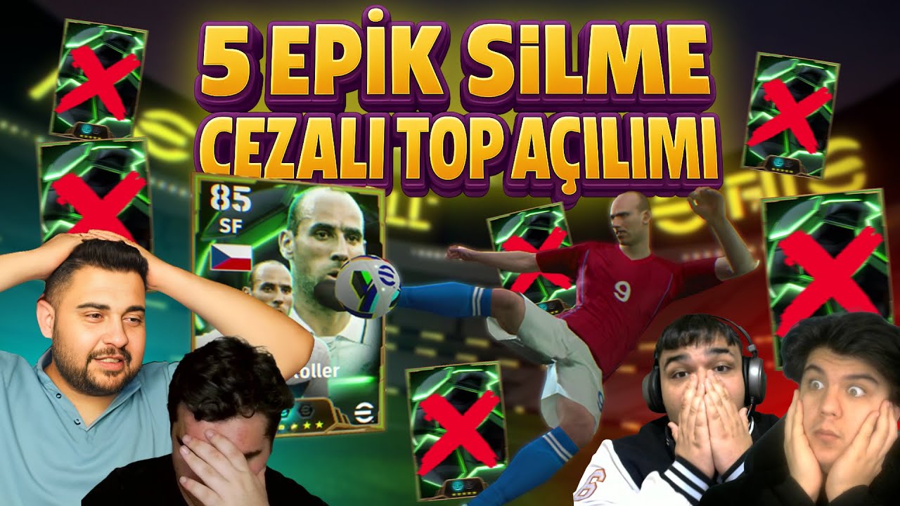 5 EPİK SİLME CEZALI TOP AÇILIMI! EPİK KOLLER ÇIKARAMAYANLAR KAYBEDER! 4 FACECAM! 🔥 eFootball Mobile