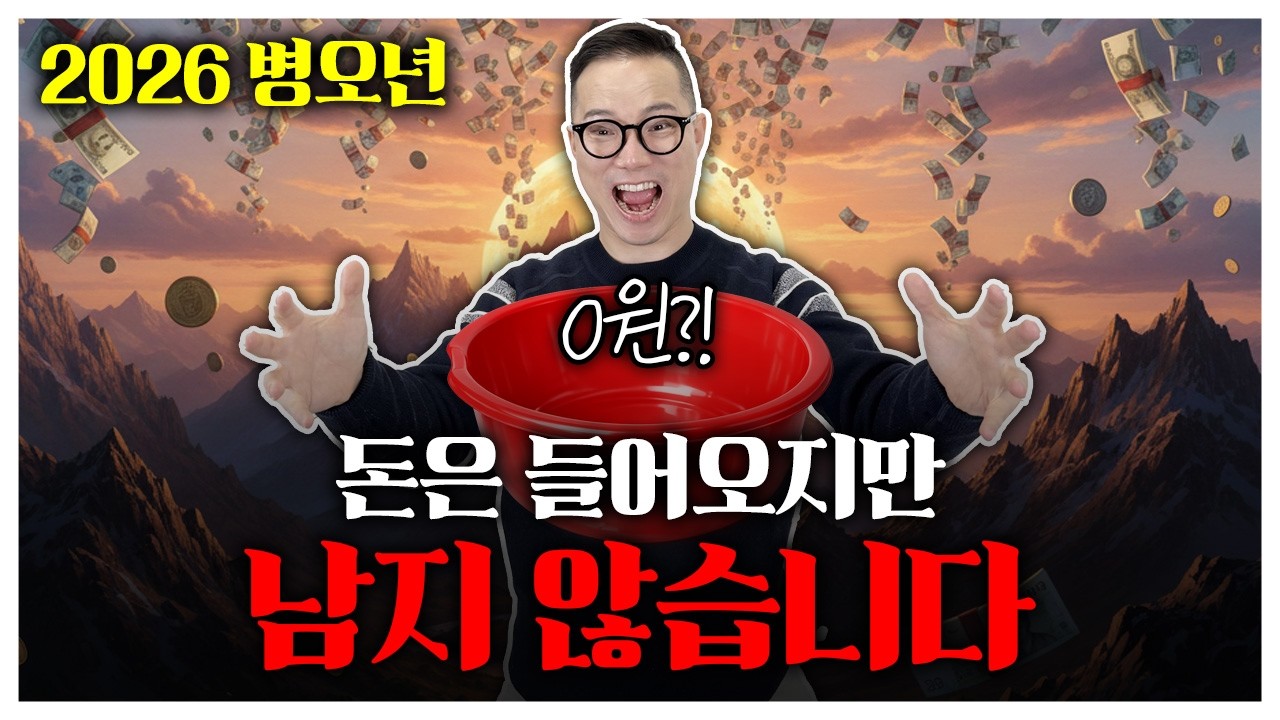 2026년 병오년 나의 재물은 안전할까..? 사주별 재물운을 지키는 법 공개합니다!