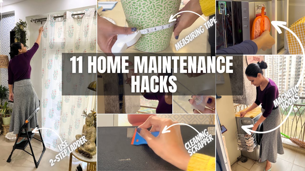 11 NEW & AMAZING Home Maintenance Hacks | 11 Great Home Maintenance Tools/ Tips for you all