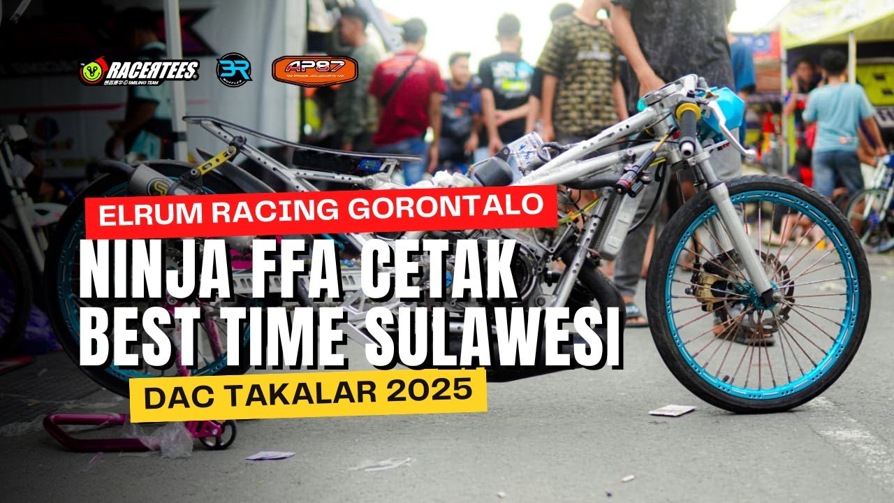 ELRUM RACING GORONTALO FULL POWER JOKO PERCIL CETAK BEST TIME FFA SULAWESI 6.3 DETIK  | RACING SHOW