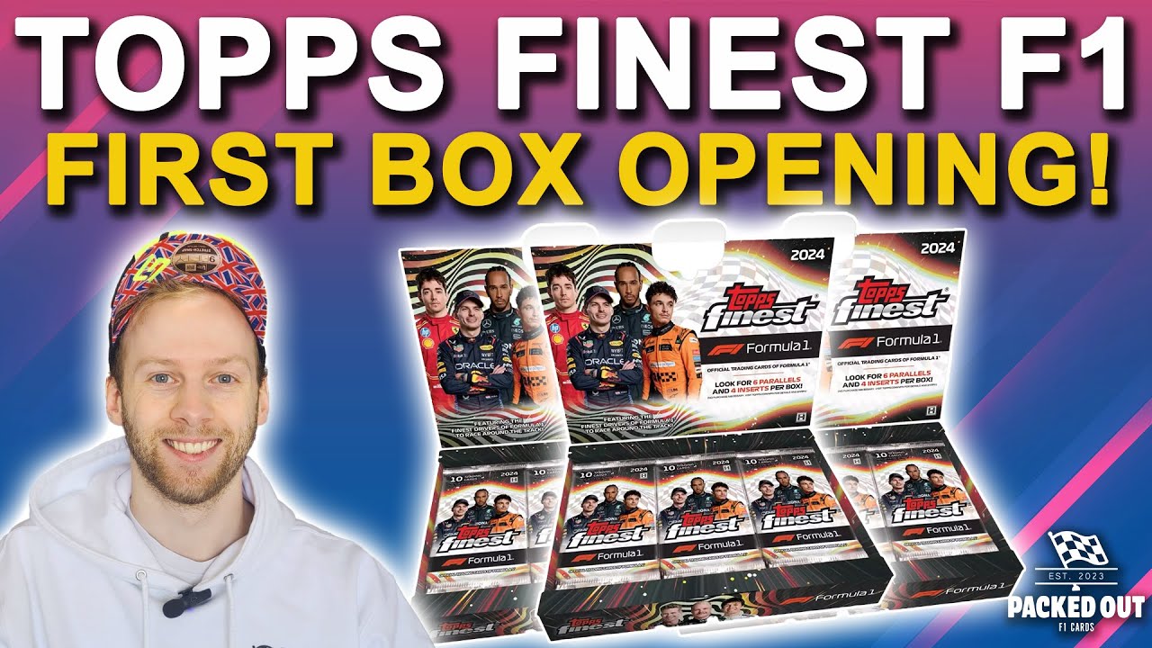 OPENING TOPPS FINEST F1 HOBBY BOX - INSANE RELIC BOX