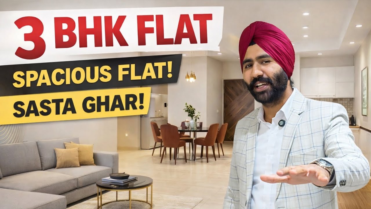 Inside a Luxurious 3bhk Flat for sale in sec 123 Sunny Enclave Mohali | Home Tour 
