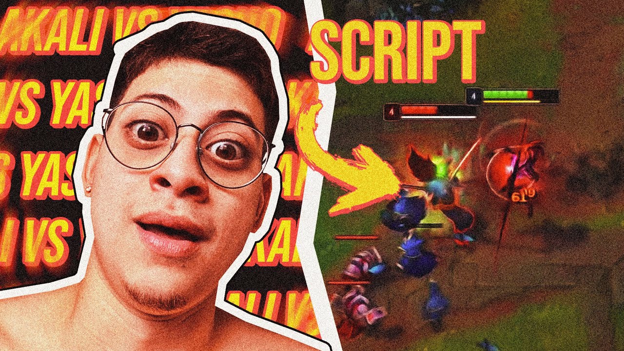 RANK 1 AKALI VS YASUO SCRIPT