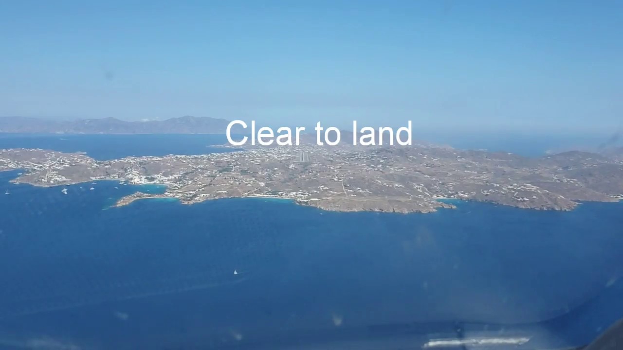 Landing in MYKONOS