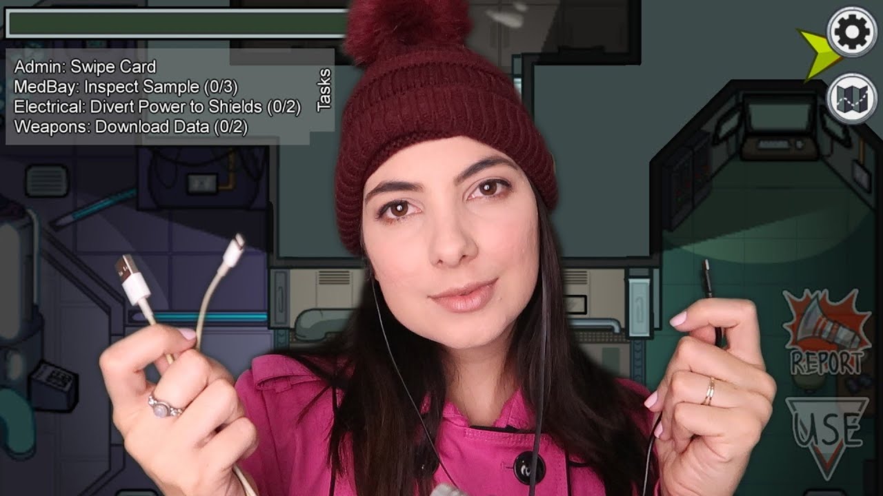 ASMR - AMONG US (REAL LIFE)