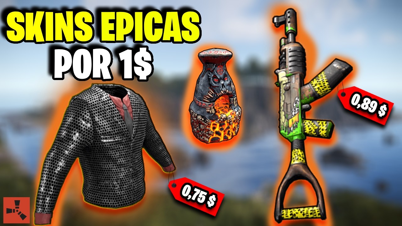 LAS MEJORES SKINS DE RUST POR MENOS DE $1 🔥CALIDAD PRECIO 🔥