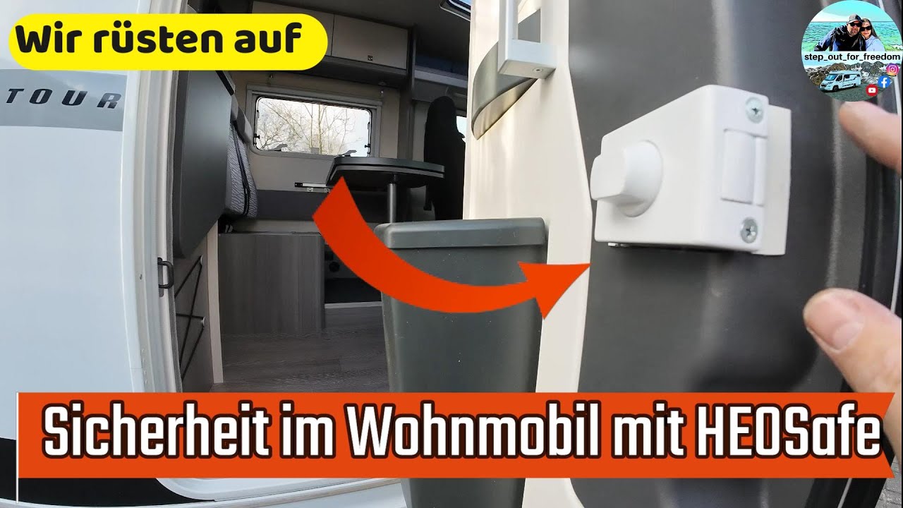 Einbruchschutz | HEOSafe Zusatzschloß | Sicherheit im Wohnmobil | DIY |