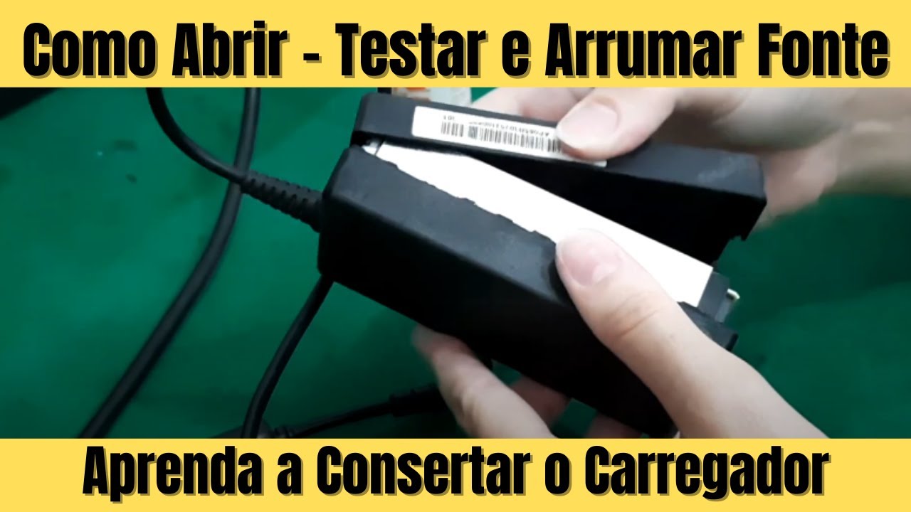 Como Consertar Carregador de Notebook