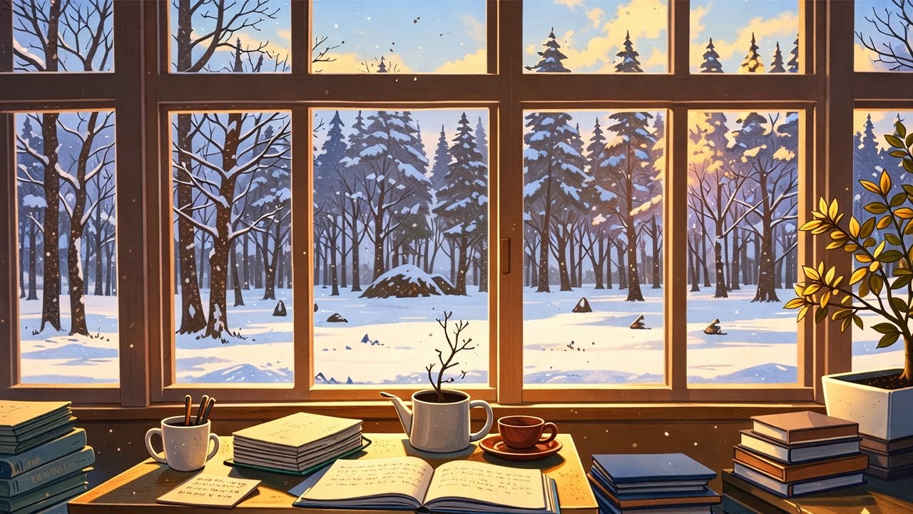 Live Aquarium Lofi Vibes🦐 Rain Chillhop Beats | to Relax, Study, Focus, Read #163
