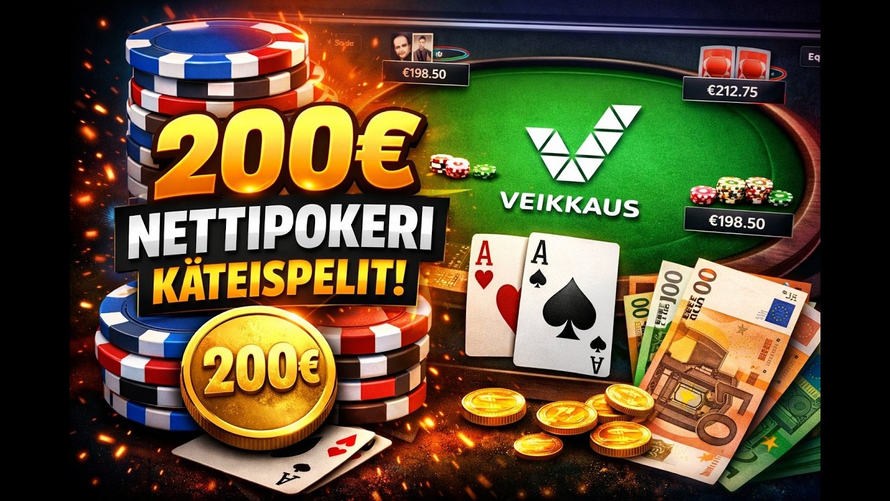 200€ käteispelejä VEIKKAUKSELLA