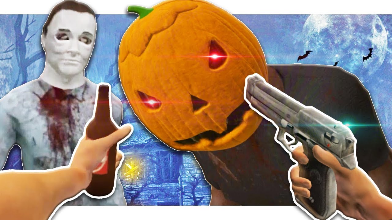 ВЕЧЕРИНКА НА ХЕЛЛОУИН В ВР! - Drunkn Bar Fight VR - HTC Vive ВИРТУАЛЬНАЯ РЕАЛЬНОСТЬ