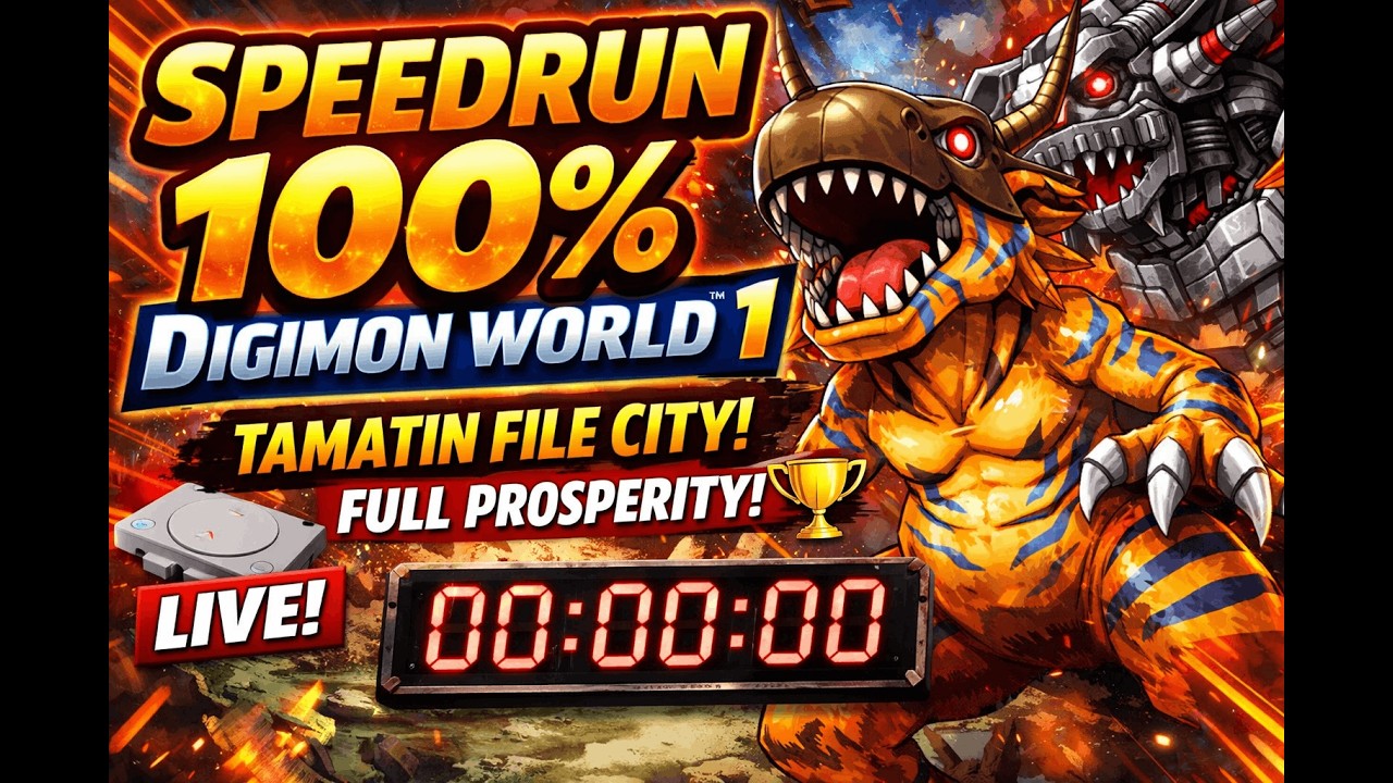 DIGIMON WORLD 1! TAMATIN FILE CITY FULL PROSPERITY