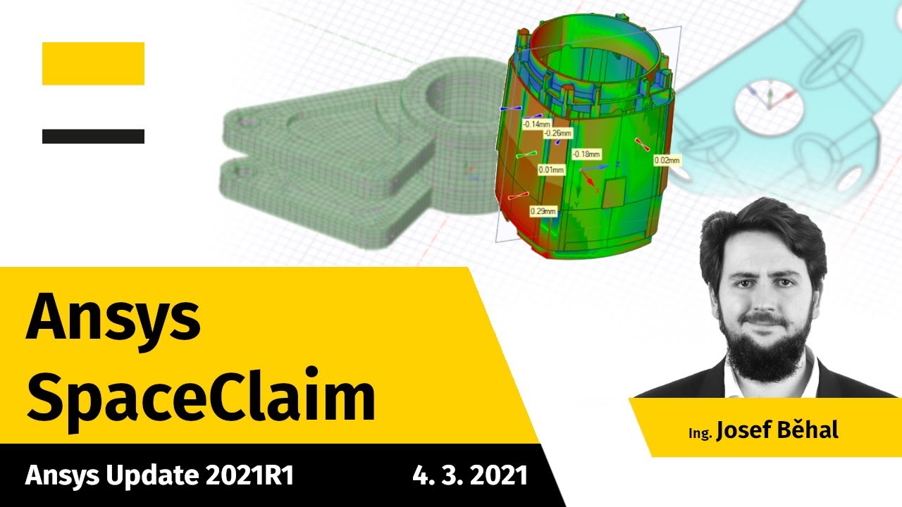 Novinky v Ansys SpaceClaim | Ansys Update 2021R1 | SVS FEM