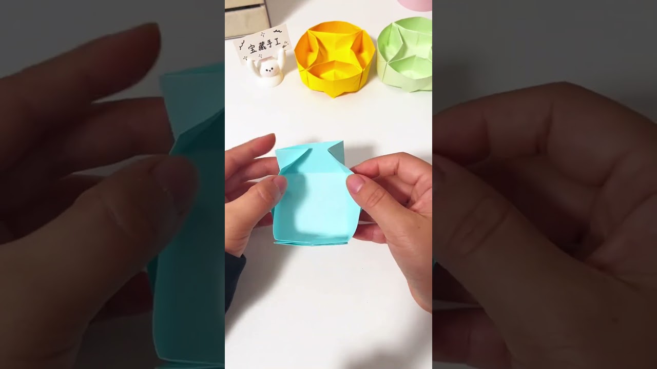 Dạy bạn gấp một hộp lưu trữ 5 ngăn dễ thương #diy #origami