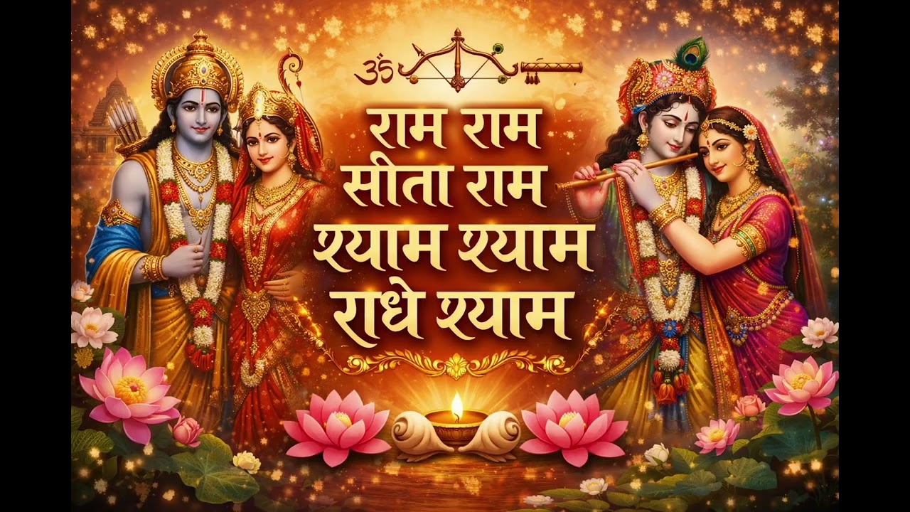 🙏 राम राम सीता राम | श्याम श्याम राधे श्याम | Divine Bhajan Status🌺 जय सिया राम, जय राधे श्याम 🌺