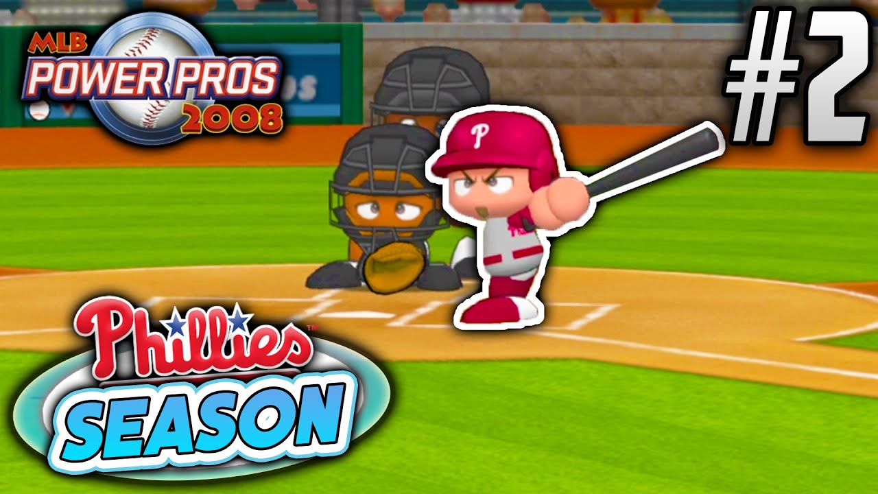 MLB Power Pros 2008 Season Mode | Philadelphia Phillies | EP2 | SLUGGIN