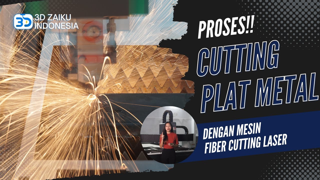 CUTTING PLAT BESI?! GAMPANG!! - PROSES CUTTING PLAT BESI MENGGUNAKAN MESIN FIBER CUTTING LASER