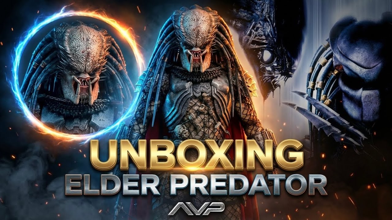 Unboxing: ELDER PREDATOR Sixth Scale Figure - Hot Toys | Alien vs. Predator