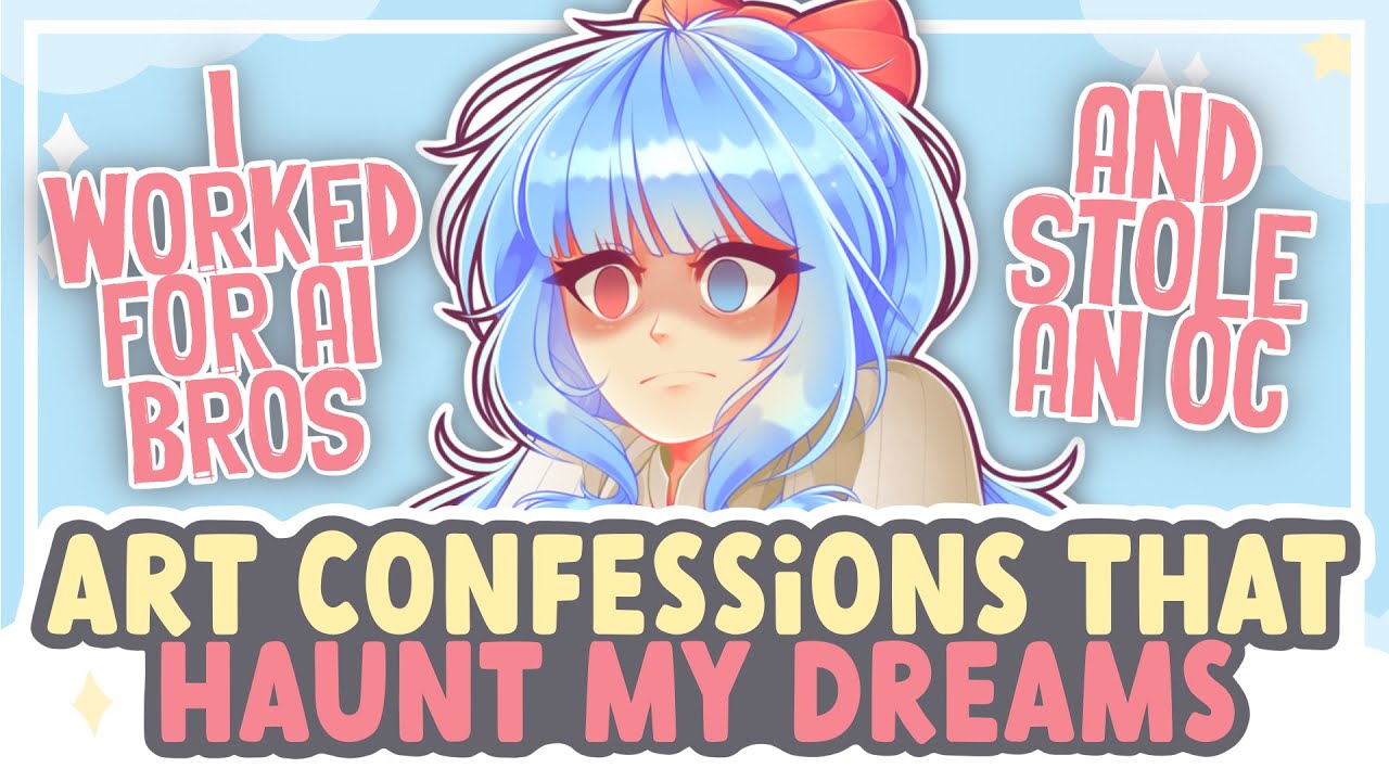 Storytime: My Most EMBARRASSING Art Confessions (Tracing, Theft, & AI Bros) || SPEEDPAINT STORYTIME