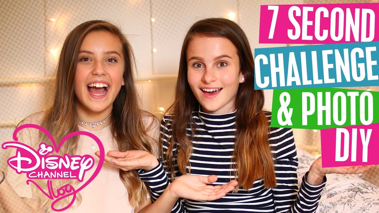DISNEY CHANNEL VLOG | 7 SECOND CHALLENGE | PHOTO HOW TO!