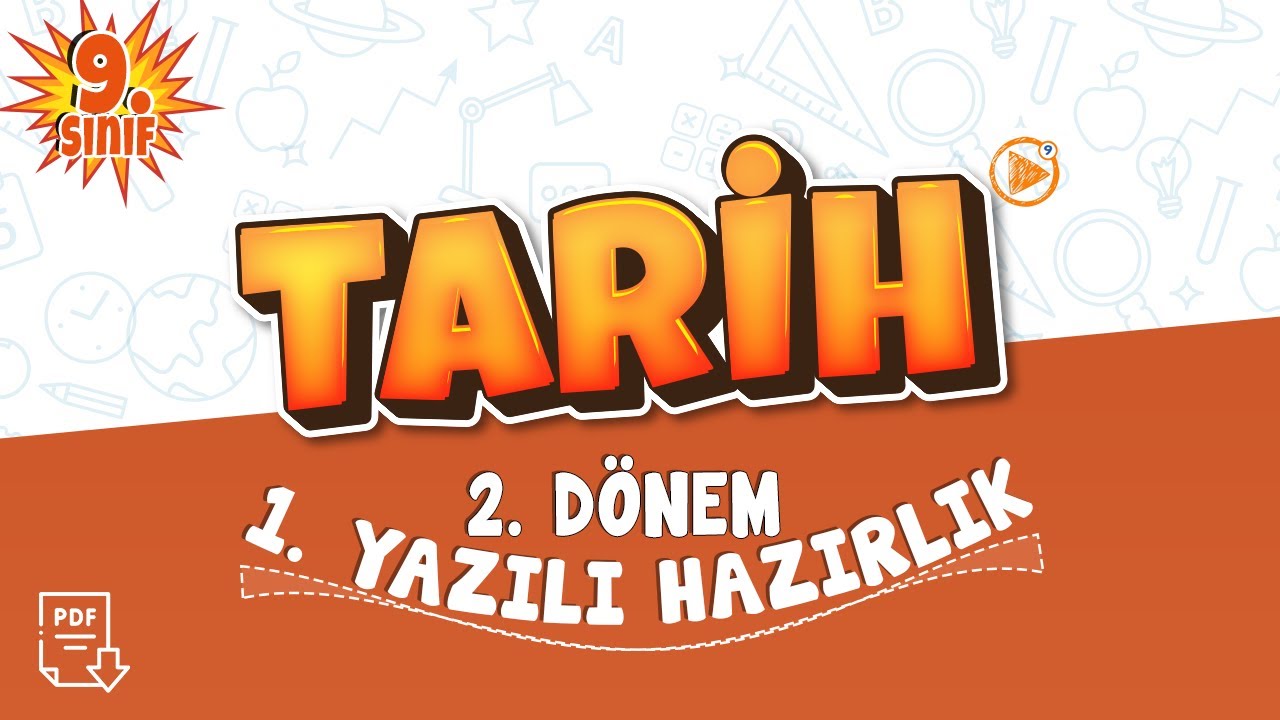 9. Sınıf Tarih 2. Dönem 1. Yazılı Çalışması