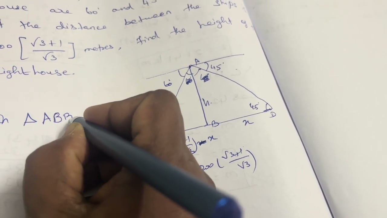 10 maths trigonometry chapter6 unit exercise6 problem8 samacheer in English 